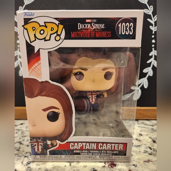 Funko Pop! Captain Carter #1033 Doctor Strange and the Multiverse Marvel - Picture 6 of 6